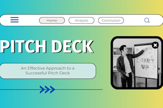 design powerpoint presentation slides template, google slides or pitch deck
