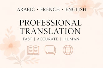 human translate  fast and error free from a fluent speaker and can negociate