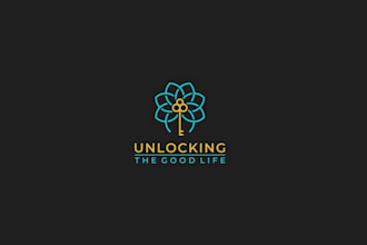 design inspirational health wellness brand logo