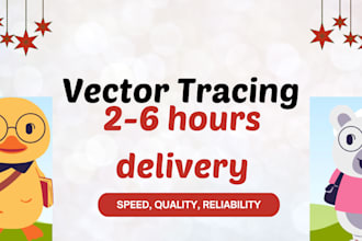 do vector tracing, recreate, redraw logo, raster to vector