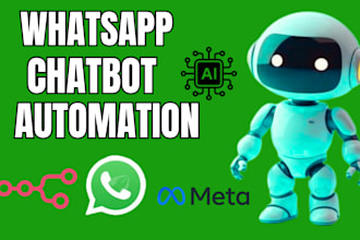 build whatsapp chatbot automation cloud api openai n8n meta twilio 360dialog fix