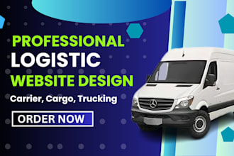 design website for logistics, trucking, brokerage dispatch, company website SEO
