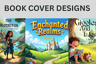 book cover for children, ebook book cover, book cover design