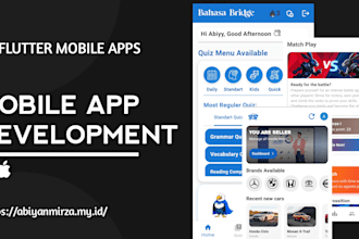 do mobile app development with flutter and with firebase