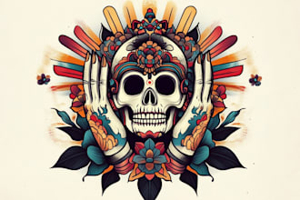 do custom tattoo design,anime,traditional, realistic tattoo