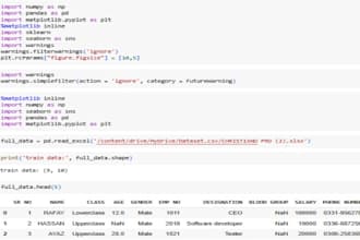 do data analysis and visualization using python and pandas