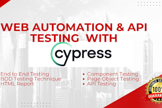 web automation and API testing with cypress