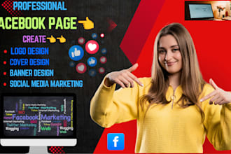 design professional  facebook and youtube banner logo cover
