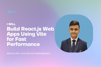 build reactjs web apps using vite for fast performance