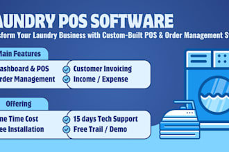 laundry services pos with order management software