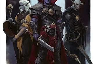 design character fantasy illustration for dnd party
