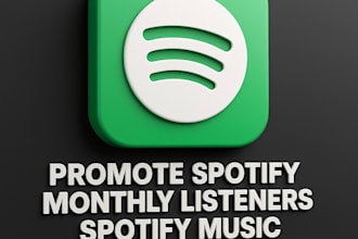 promote spotify monthly listeners, spotify music, spotify promotion