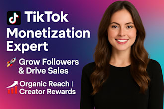 do tiktok monetization reward program tiktok organic growth followers shop sales