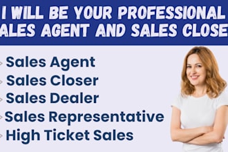 be sales closer sales representative b2b leads generation appointment setter