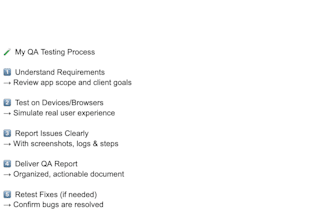 do manual QA testing for your web or mobile app