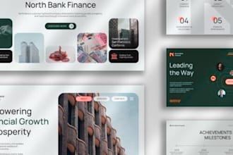 design a sales focused investor pith deck with brand visuals and financials