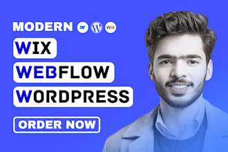 design or redesign webflow wix wordpress websites