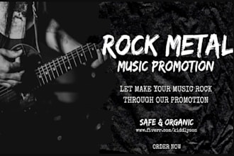 professionally promote your rock or metal music to targeted fans
