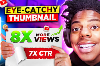 craft clickbait eye catching youtube thumbnail and gig image