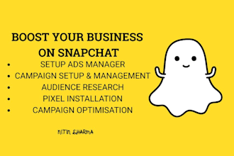 manage snapchat ad campaign, snapchat ads, snappixels to promote your business