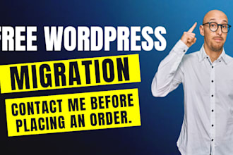 migrate wordpress website to new host, change domain name