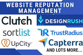 clutch upcity g2 reputation gmb goodfirms trustradius sortlist online management
