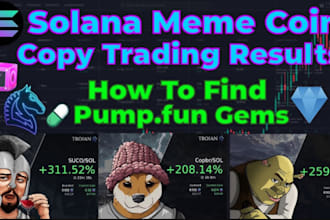 develop copy trading bot, pump fun bot, solana meme coin, volume bot, xrpl bot