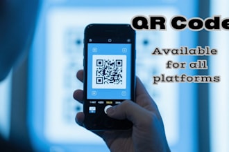 create professional qr code for  app, website or for any link