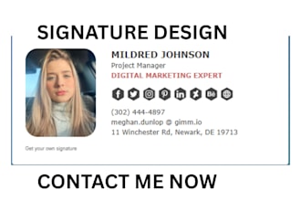 create gmail email signature HTML, and clickable HTML email signature