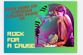 submit and promote your gospel rock song on 500 christian college radio in US