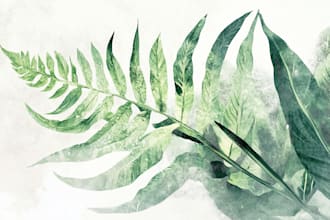 botanic illustrations for any type of content