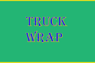 make branding vehicle wrap design for yourtruck, trailer