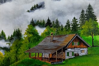 draw any kind of acrylic paintings from reference