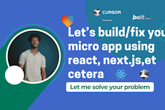 fix build app react next js using n8n replit cursor bolt lovable v0 rork ai