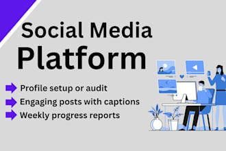 manage facebook instagram and linkedin professionally for business growth