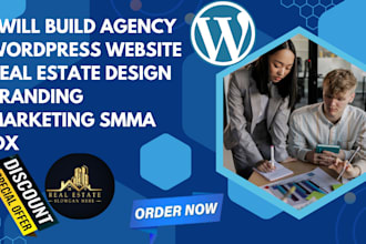 build agency wordpress website real estate design branding marketing smma idx