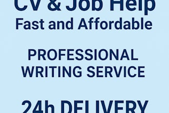 write or improve your CV, job application or professional text