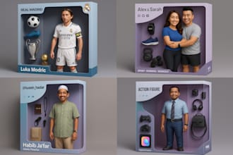 create a 3d toy version of you for personal branding content