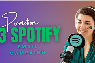 x3 organic spotify marketing promo, submit to top playlist curator
