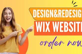design or redesign your wix ecommerce website with velo and figma