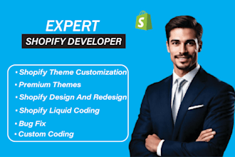 fix shopify bugs customize themes and write liquid code