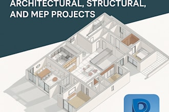 do revit 3d modelling projects, architectural structural and mep assignments