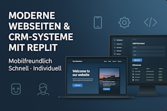 custom website and CRM system development