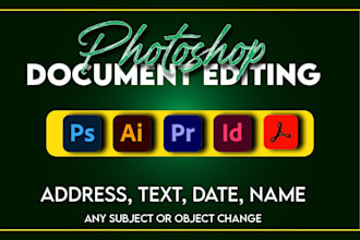 design and edit digital documents and reports in photoshop