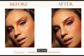 do portrait photo editing and retouching with high quality and very fast