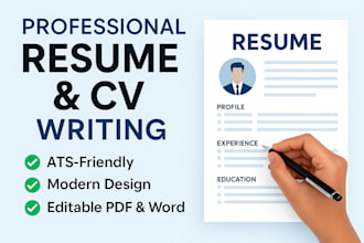 design a professional and modern CV that gets you noticed