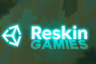 be your unity game developer, reskin unity game, reskin UI