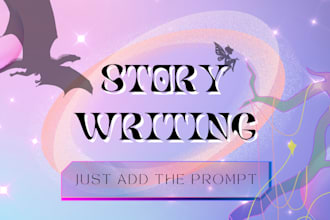 ghostwrite short stories for you depending on your prompt