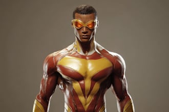 make an into amazing superhero comic in dynamic style