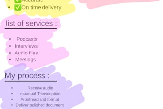 transcribe your audio into text